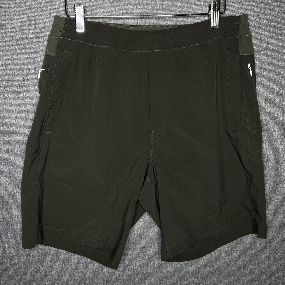 Birddogs Mens Gym Shorts Gray Lined Athletic Stretch Training Relax Mens Large